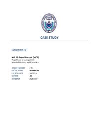 Case Study CASE STUDYSUBMITTED