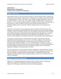 Management Chapter 10 Chapter ten covers human resource management and its importance within the context of an