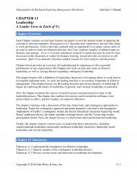 Management Chapter 11 The Democratic Leader High Concern For Both People And Task This Person