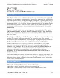 Management Chapter 14 Most Teams Seem Plan And Organize Better Under Some Targeted Deadline That