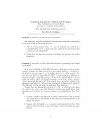 Marketing Exercises Part 7 Initially Both  Rms Produce Cost New Process Innovation Allows  Rms Reduce The