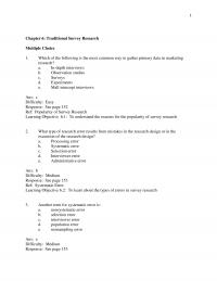 Sales Chapter 6 Quiz Ans Difficulty Medium Response See Page Ref Systematic Error Learning Objective Learn