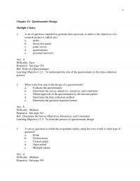 Sales Chapter 12 Quiz Difficulty Medium Response See Page Ref Determine The Question Response Format Learning