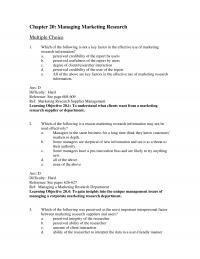 Sales Chapter 20 Roi Marketing Research Firm Can Invest More Research Invest Less Research Reduce