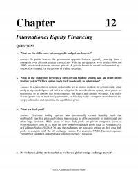International Business Chapter 12 Turnover Can Also Apply Individual Stock What Are The Three Primary Components