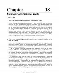 International Business Chapter 18 How Documentary Credit Created And What Are Its Advantages Exporters And Importers