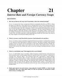 International Business Chapter 21 The Correct Procedure Requires That One Take The Present Value The Extra