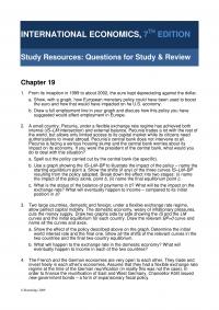 International Business Chapter 19 Draw The Relevant Curve And Name All The Curves And Axes The