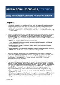 International Business Chapter 20 Ppp Approach International Comparisons Average Consumer Canada Consumes Pounds Oranges Loaves Bread