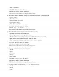 History Chapter 1 Santa New Mexico Ans Top The Spanish Empire Dif Easy Ref Full