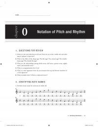 Performing Arts Chapter 0 Notation Pitch And Rhythma What Clef And What Does Tell You