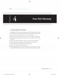 Performing Arts Chapter 4 Fourpart Harmonya Satb Format Which Voices Are Written Treble Clef Which