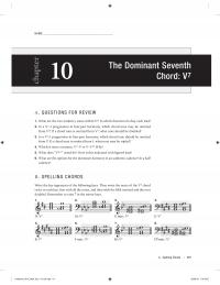 Performing Arts Chapter 10 The Dominant Seventh Chord What Are The Two Tendency Tones Within