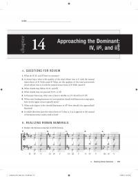 Performing Arts Chapter 14 Approaching The Dominant And Iia What And Have Common Minor Keys