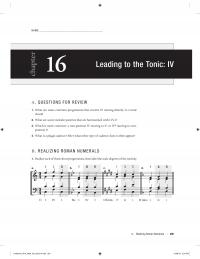 Performing Arts Chapter 16 Leading The Tonic Iva What Are Some Common Progressions That Involve