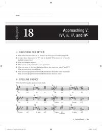 Performing Arts Chapter 18 Approaching And Iva What The Function And What Type Chord They