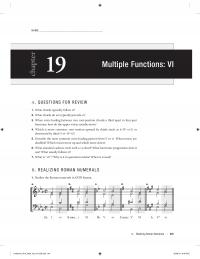 Performing Arts Chapter 19 Multiple Functions Via What Chords Typically Follow What Chords Not Typically