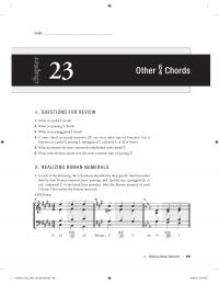 Performing Arts Chapter 23 Other Chordsa What Pedal Chord What Passing Chord What Arpeggiated Chord