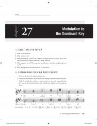 Performing Arts Chapter 27 Modulation The Dominant Keya What Modulation What Main Key When Modulating