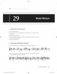 Performing Arts Chapter 29 Modal Mixturea What Modal Mixture Why Motion Between Parallel Major And