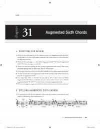Performing Arts Chapter 31 Augmented Sixth Chordsa What Are The Scale Degrees The Tendency Tones