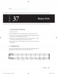 Performing Arts Chapter 37 Name Binary Forma Quest Ions For What Binary Form What The