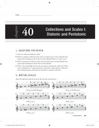 Performing Arts Chapter 40 Collections And Scales Diatonic And Pentatonica What Collection What Scale What