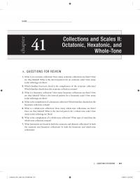Performing Arts Chapter 41 Collections And Scales Octatonic Hexatonic And Wholetonea What Octatonic Collection How