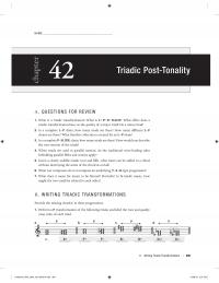 Performing Arts Chapter 42 Pter Triadic Posttonality Chaa What Triadic Transformation What Slide What Effect Does