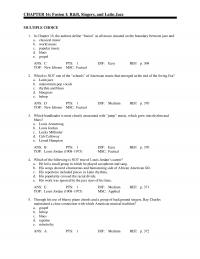 Performing Arts Chapter 16 Pts Dif Hard Ref Top Sarah Vaughan Msc Conceptual Who Most Likely