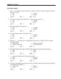 Chapter 2 Electrons Ohms Amperes Ans Pts Ref The Device That Supplies Electrons From