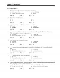 Chapter 10 Laminated Ironcore Ans Pts Ref The Total Inductance Several Inductors Connected Series