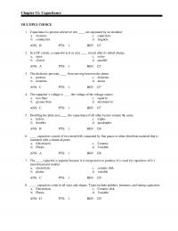 Chapter 11 Ans Pts Ref Capacitors Come All Sizes And Shapes Types Include Padders