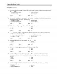 Chapter 21 Ans Pts Ref Zener Diodes With Breakdown Voltage Between Four And Five