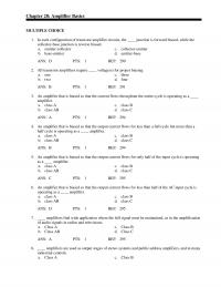 Chapter 28 Ans Pts Ref Amplifiers Find Wide Application Where The Full Signal Must