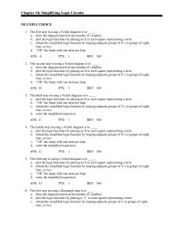 Chapter 34 Veitch Diagram Plot The Logic Functions Placing Each Square Representing Term Obtain
