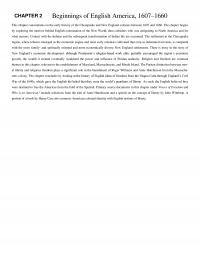 History Chapter 2 Beginnings English America This Concentrates The Early History The Chesapeake