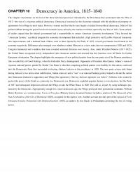 History Chapter 10 Democracy America This Concentrates The Last The Three Historical Processes