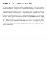 History Chapter 12 Age Reform This Concentrates The History Reform Including Various Communal