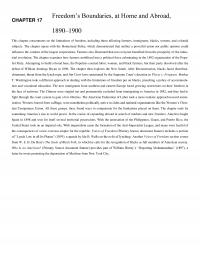 History Chapter 17 Freedoms Boundaries Home And Abroad This Concentrates The Limitations Freedom