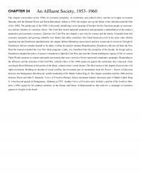 History Chapter 24 Affluent Society This Concentrates The Its Economic Prosperity Its Conformity
