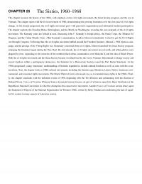 History Chapter 25 The Sixties This Recounts The History The With Emphasis The