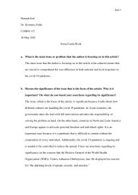 Extra Credit Assignment