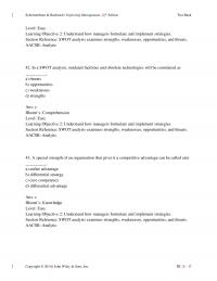 Management Chapter 7 Ans True How Managers Formulate