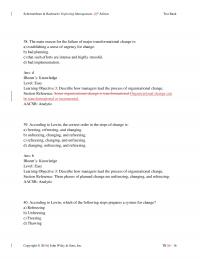Management Chapter 9 Which The Following Not Source Resistance Change Successful Changes The Past Fear