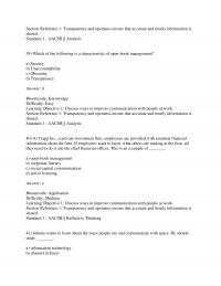 Management Chapter 15 Knowledge Difficulty Easy Learning Objective Understand The Nature Communication