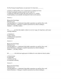 Management Chapter 17 Section Reference Leading Challenging Global Corporations Standard Aacsb Analytic Question Type Truefalse