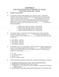 International Business Chapter 10 Krugman Model When Country Opened International Trade The Total Output Each Firm