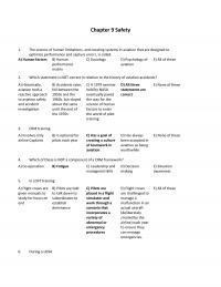 Aeronautical Engineering Chapter 9 This The Icao Definition Customer Tem Sms Safety Security Satisfaction Which Statement