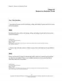 Management Chapter 3 Mcgrawhill Education Business Borderless World The International Monetary Fund Promotes Trade